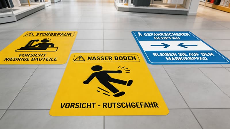 Bodenaufkleber